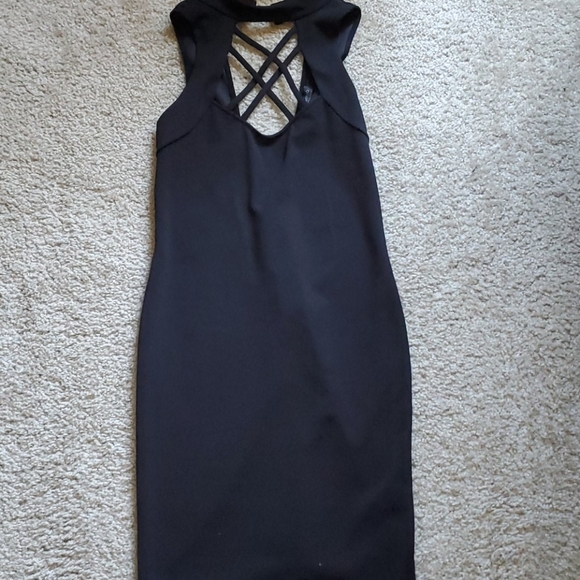 ‼️ Black, bodycon, midi dress - Picture 2 of 6